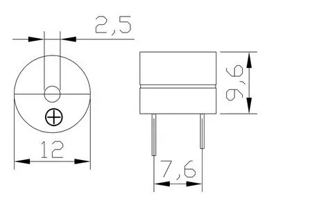 Active Buzzer Alarm 5v Buzzer 5v Sounder speaker Buzzer