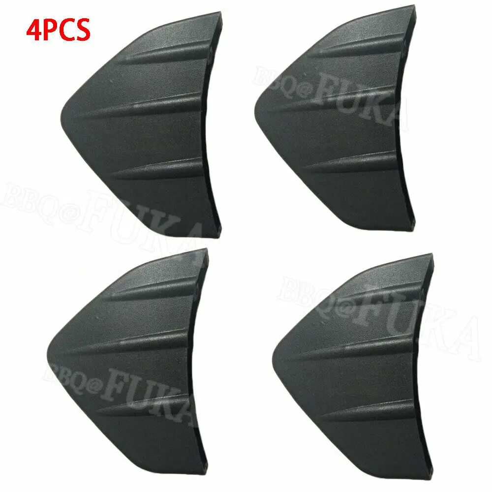 4pcs Universal Black Promotion Car Rear Bumper Diffuser Scratch Protector Trim For BMW AUDI MAZDA HONDA HYUNDAI TOYOTA universal