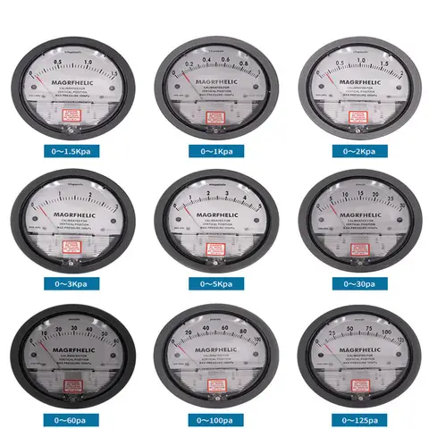 마이크로 압력계 테스터 미터, 마이크로 압력계, 차동 압력계, 모니터