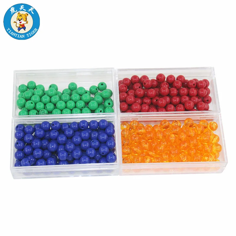 

Montessori Baby Educational Toys Mathematics Learning Toys 100 Beads Units With Plastic Box