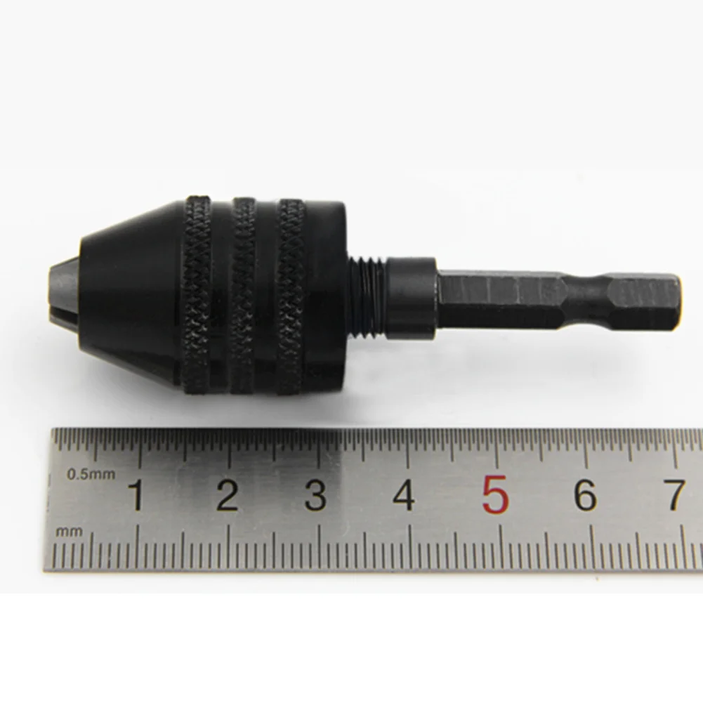 0.3/6.5mm Keyless Drill Chuck Screwdriver Multifunction Keyless Quick Change Hex Shank Twist Drill Bit Chuck Grinder Converter