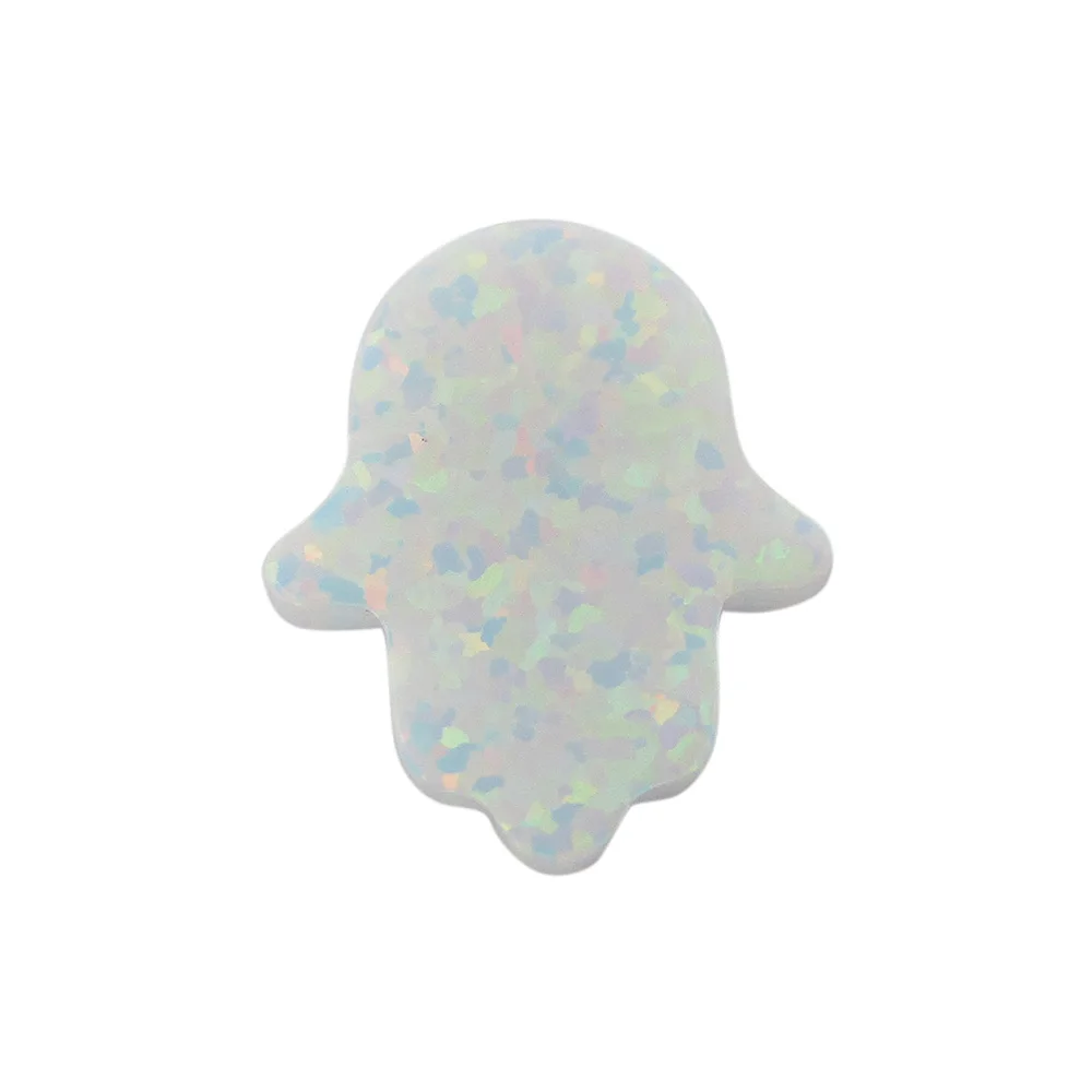 11*13mm Hamsa Opal Stone Free Shipping Loose Fatima Hand Shape MOP Shell Beads For Jewelry