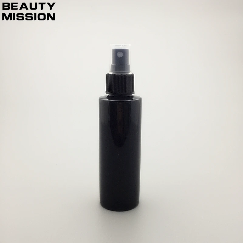 

Practical Makeup Tools! 120ml Black Empty Plastic Spray Bottle, Refillable Small PET Atomizer, Perfume Sample Container