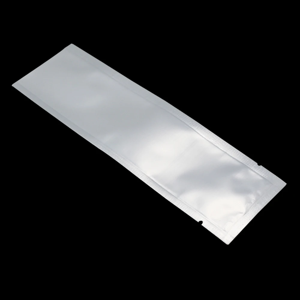 Pure Aluminum Foil Bags Food Package Pouches Transparent Heat Seal Bags With Open Top for Coffee Powder Chocolate Bean Storage