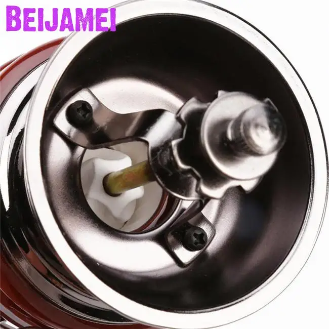 BEIJAMEI 고품질 세라믹 수동 커피 그라인딩 밀 가정용 소형 그라인더 핸드 커피 머신