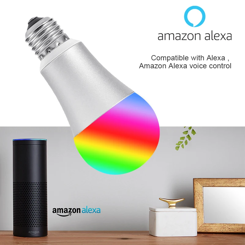 

FUNRY Smart RGB WIFI TB-Y lamp bulb led Light Bulb E27 Dimmable Color Changing Lights Remote Control Light Bulbs Work With Alexa