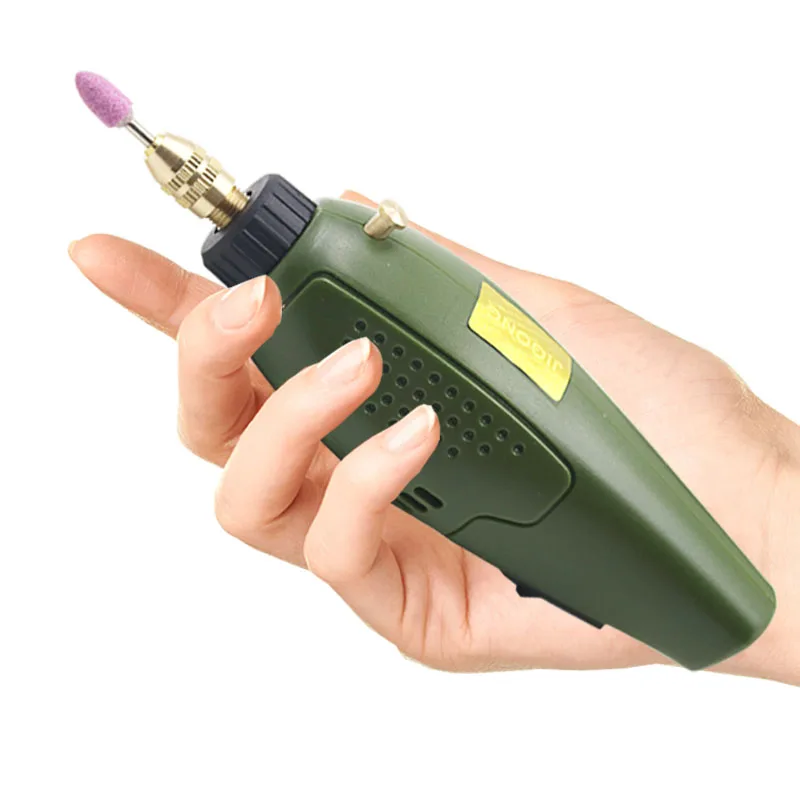 Мини-ДРЕЛЬ dremel, 12 в пост. Тока, набор электрических шлифовальных инструментов для фрезерования, полировки, сверления, резки, гравировки,