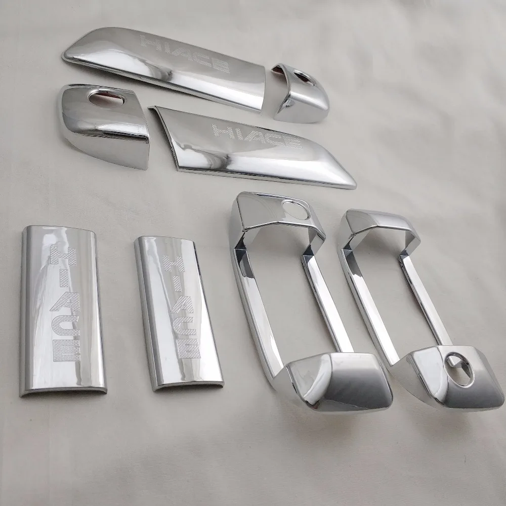 bowl cover Car Styling ABS Chrome Door Handle Covers For Toyota HIACE 2008 2012 2016 car accessories