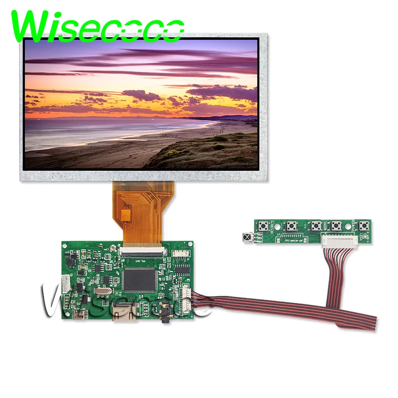 

7 inch LCD TTL LVDS Controller Board VGA 2AV 50 PIN ONLY fit for AT070TN90 92 94 Support Automatically Raspberry Pi