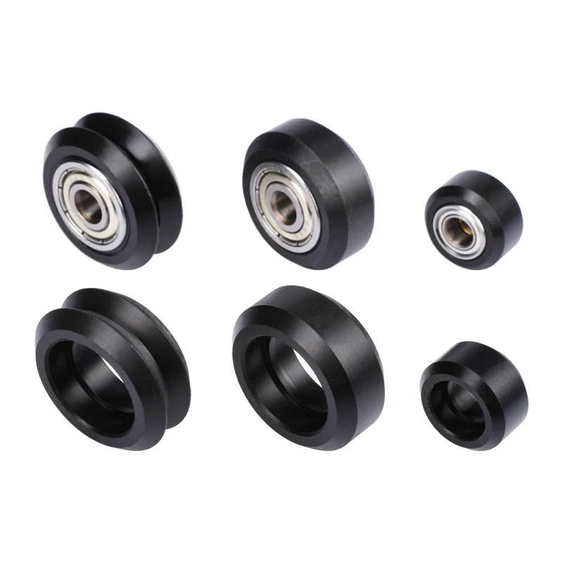 CNC Openbuilds Plastic Wheel POM Small&big Models Pulley Gear Passive Round Wheel Perlin Wheel V Type For V-Slot