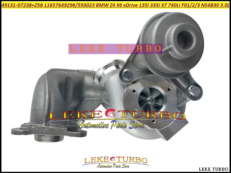 TD03L4 49131-07238 49131-07258 11657649296 11657593023   Para BMW Z4 X6 xDrive 740i 135i 335i X7 740 Li F02 F01 F03 08-N54B30 3.0L