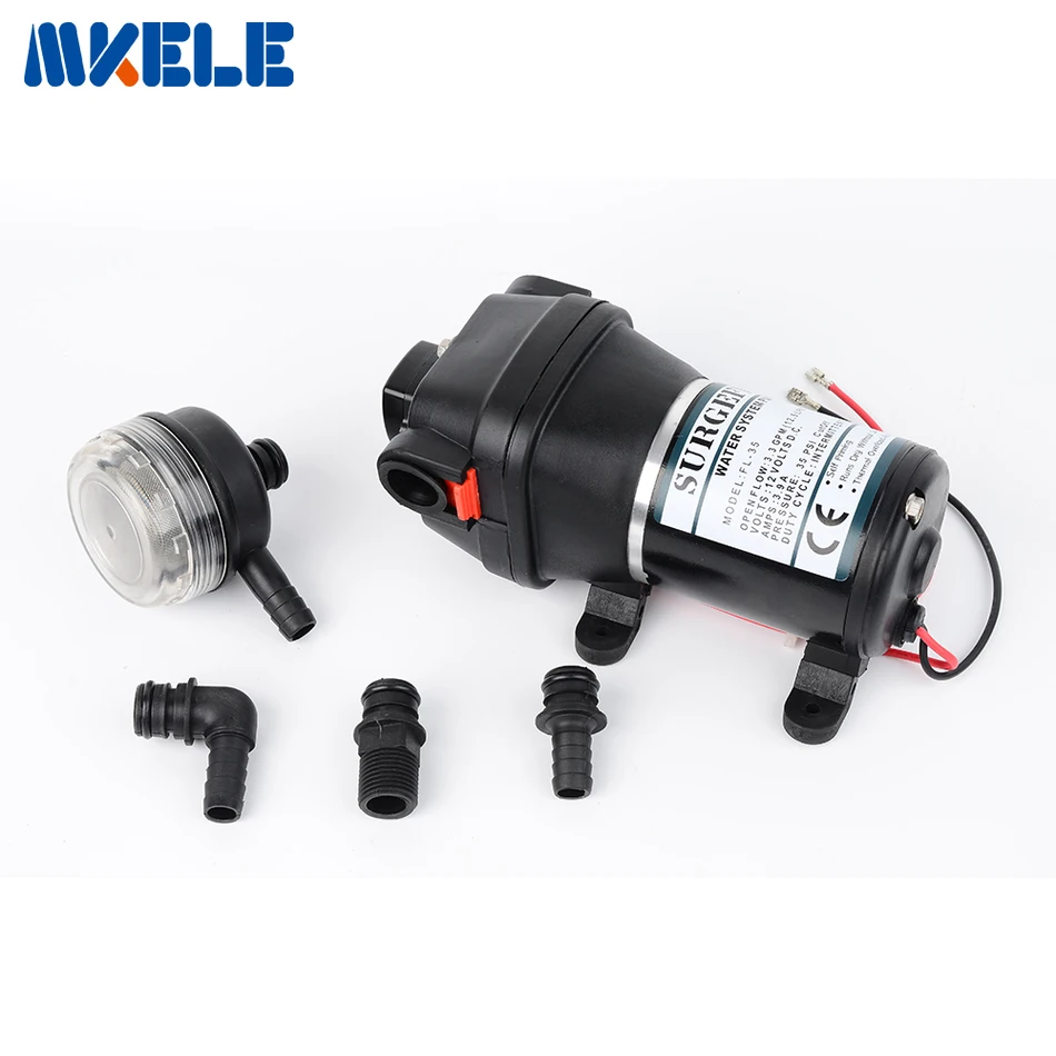 

FL-34 FL-35 Miniature water pump 12v/24v dc 120W Low Pressure Electric Diaphragm Pump 20m lift Submersible pumps