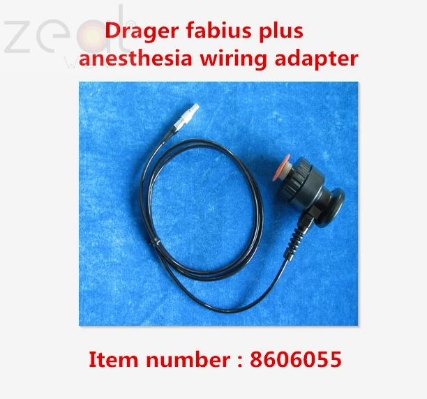 For Drager Fabius Plus Anesthesia Machine Breathing Oxygen Battery continuous Wiring Adapter 8606055