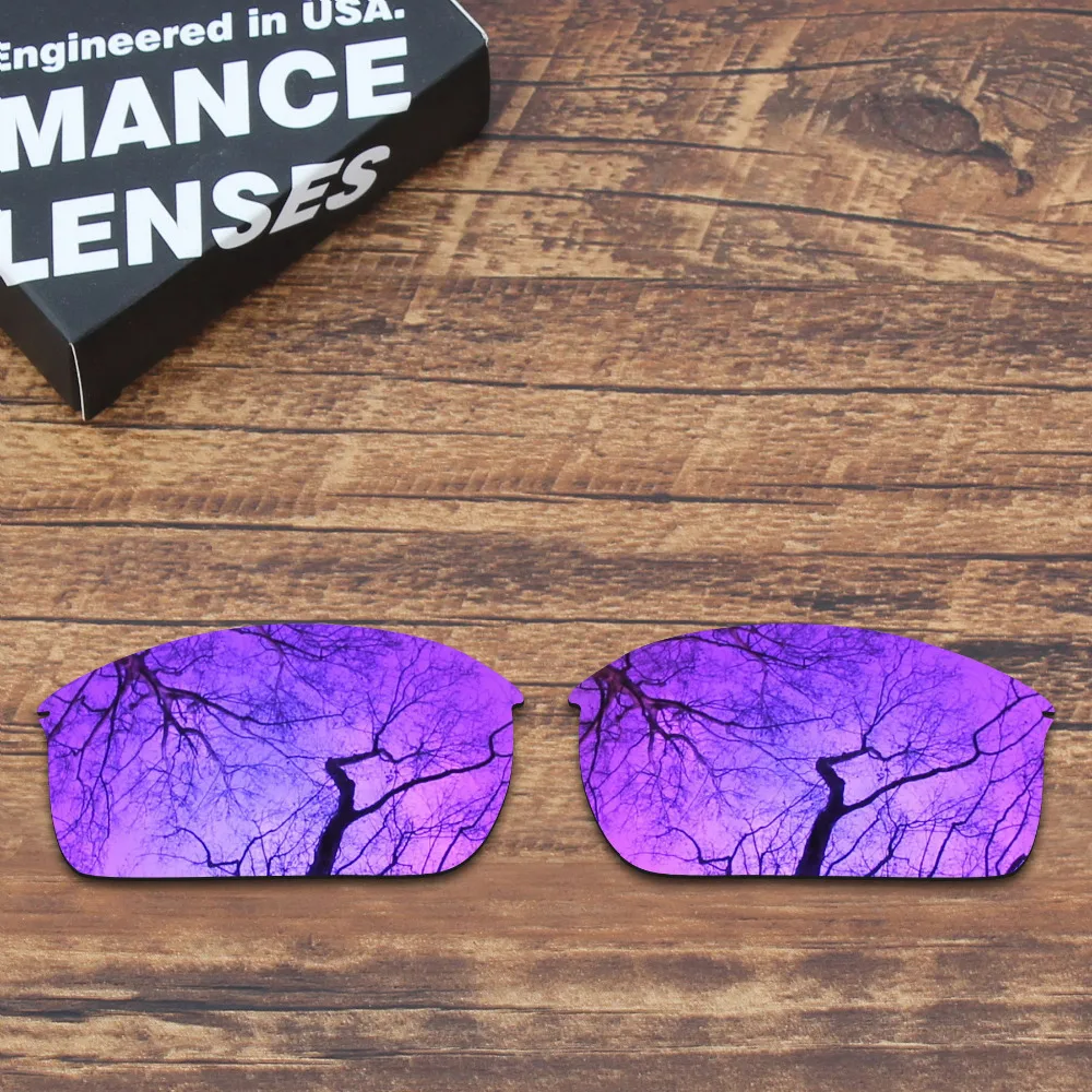 

Millerswap Polarized Replacement Lenses for Oakley Wiretap Sunglasses Purple Mirrored