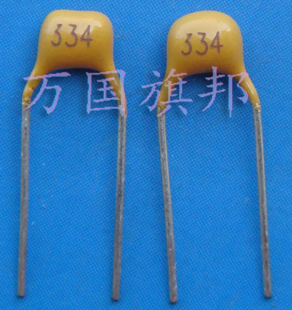 Free Delivery. Monolithic capacitors 334 0.33 UF 3 RMB 50