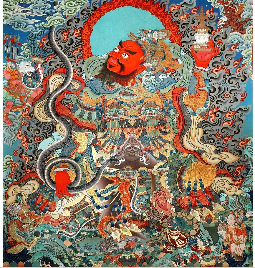 

Buddhist Thangka Painting Canvas Printings HD Print on Canvas Home Decor Living Room Wall Art Picture Unframed