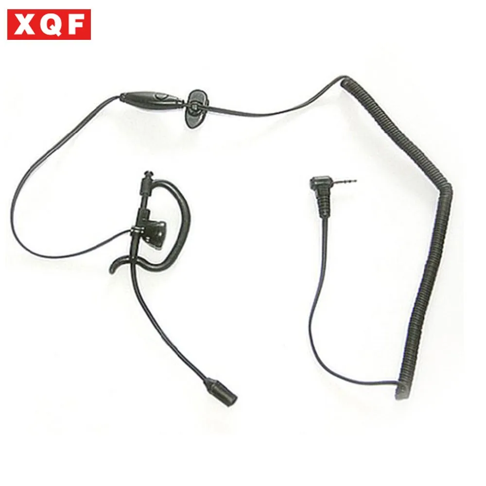 XQF G Shape Earpiece Headset for 1 PIN WalkieTalkie Motorola Radio TKLR T3-9 series