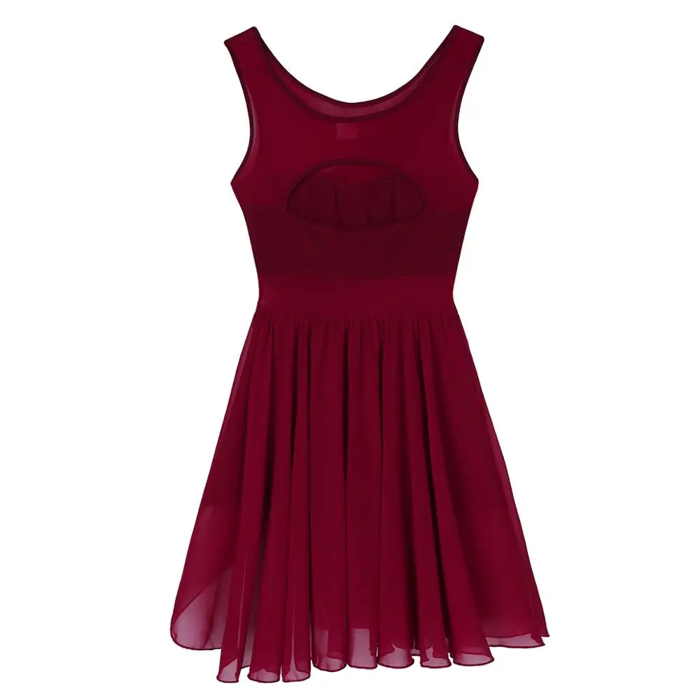 Robe de Ballet asymétrique pour femmes adultes, tenue de léotard de gymnastique pour la danse lyrique, Costume de ballerine