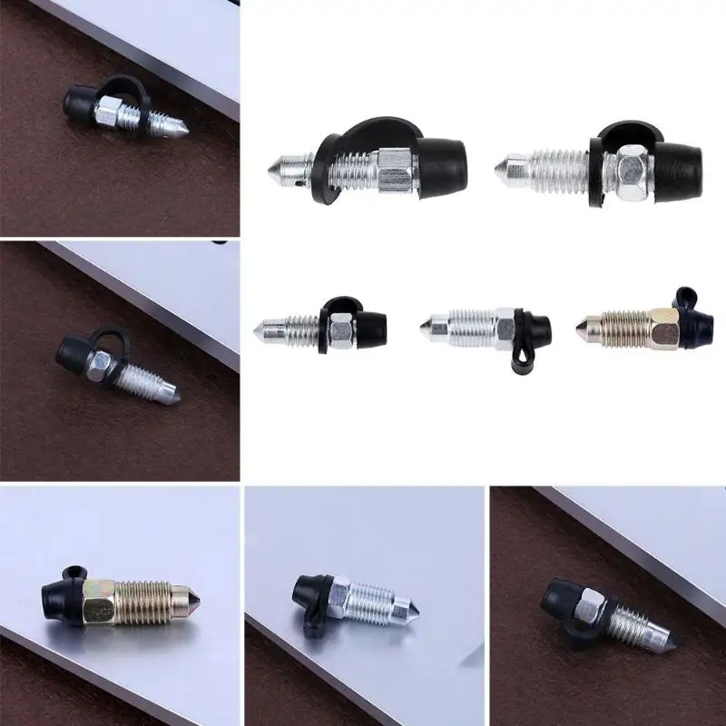 VODOOL Car Accessory Auto Car Motorcycle Brake Pump Brake Caliper Bleed Exhaust Screw Nipple High Quality Dust Cap