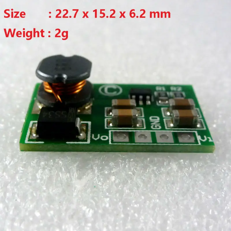 10-20W DC-DC Boost Step up Converter regolatore modulo di alimentazione 5v 6v 9v 12v 15 24V DC board MCU Development boa