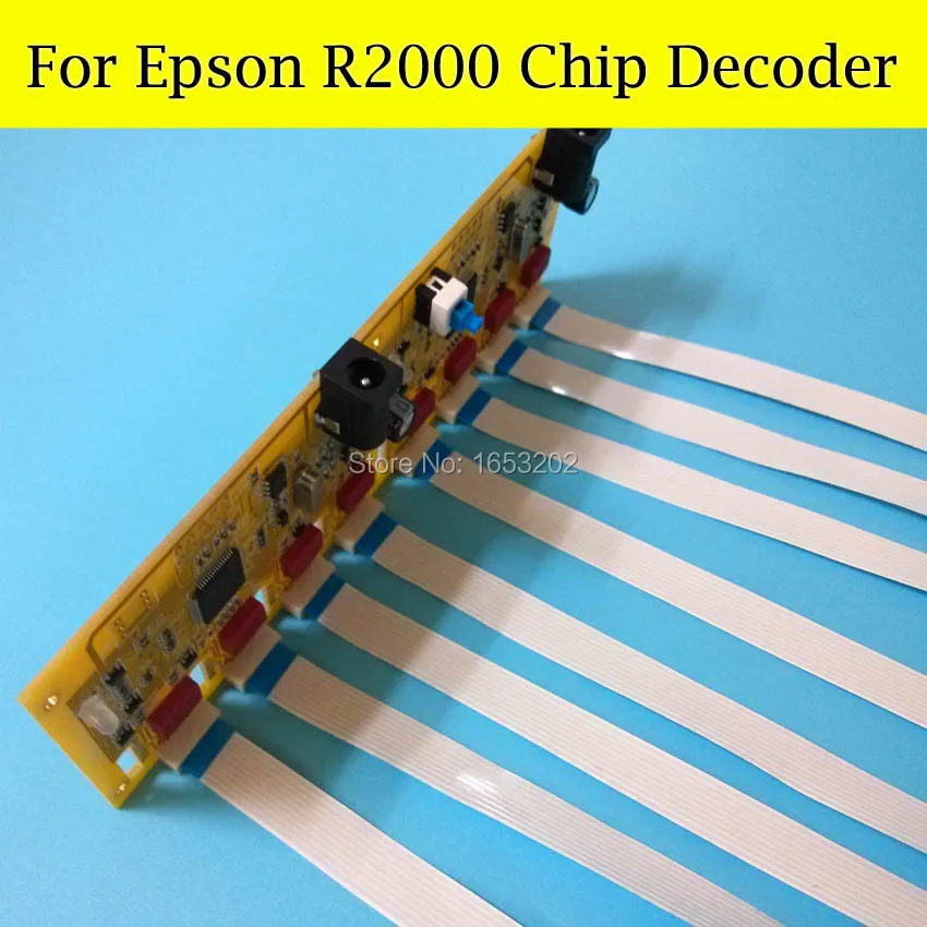 Chip-Decoder Für EPSON R2000 2000 Drucker Reset Alle Farben Zur Gleichen Zeit