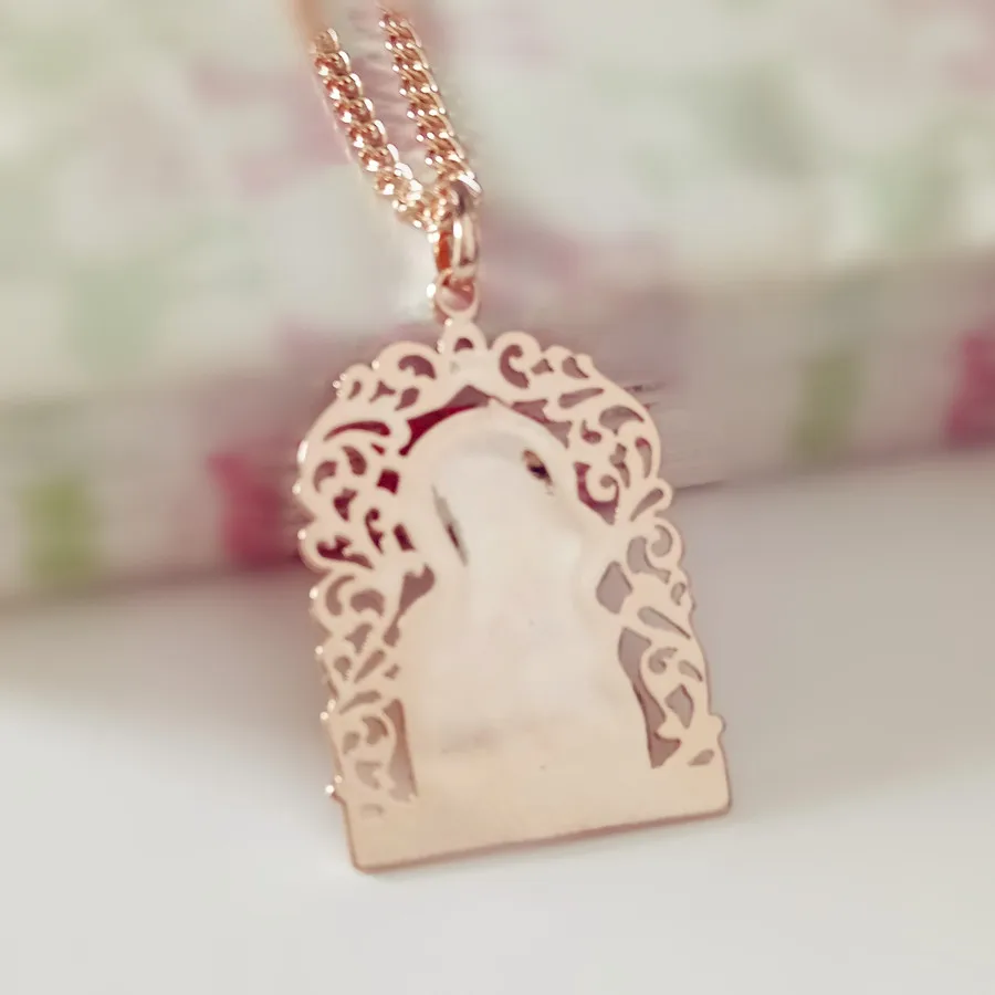 Religious Women Pendants Fashion Jewelry 585 Gold Color New Mother and Son  Pendants Gift