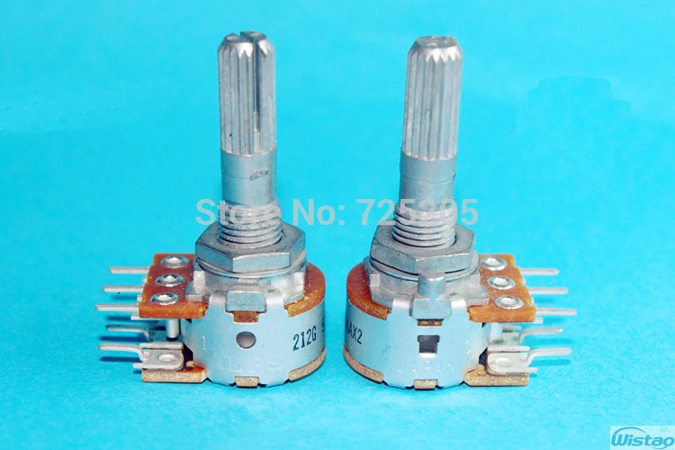 일본 오리지널 ALPS16 유형 볼륨 전위차계 Universal Rachis 100KA 50KA HIFI DIY