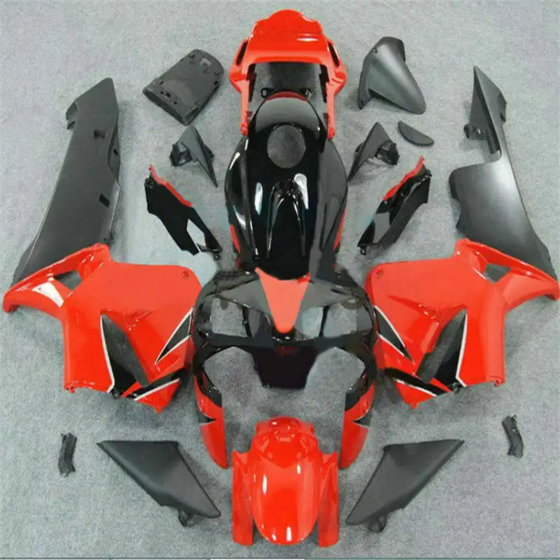 km orange red black fairing kits for CBR600RR 03 04 F5 CBR 600RR 03-04 CBR600 RR 2003 2004 fairings for black white orange