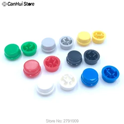 20PCS/LOT Round Tactile Button Caps For 12*12*7.3 mm Tact Switches 5 Colors Switch Cap 12x12x7.3 mm A24 Switch Button Cap