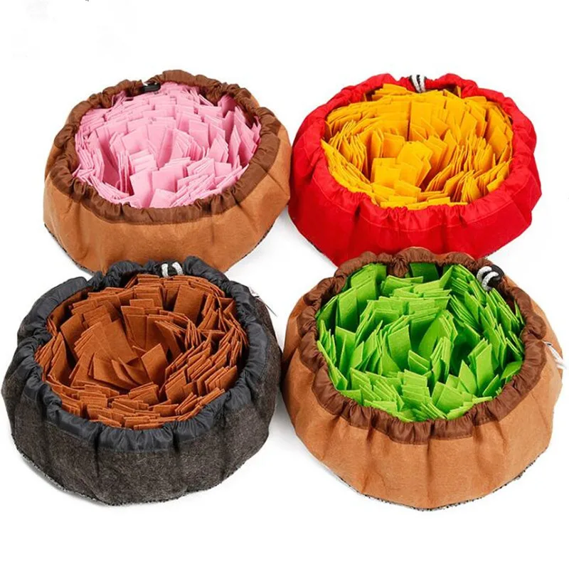 Multifunction Pet Snuffle Bowl Mat Prevent Chokes Feeder For Dog Cat Educational Toys Supply