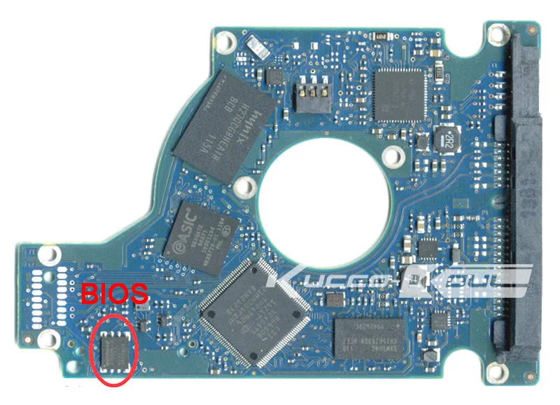 hard drive parts PCB board printed circuit board 100657576 for Seagate 2.5 SATA hdd data recovery hard drive repair ST750LX003