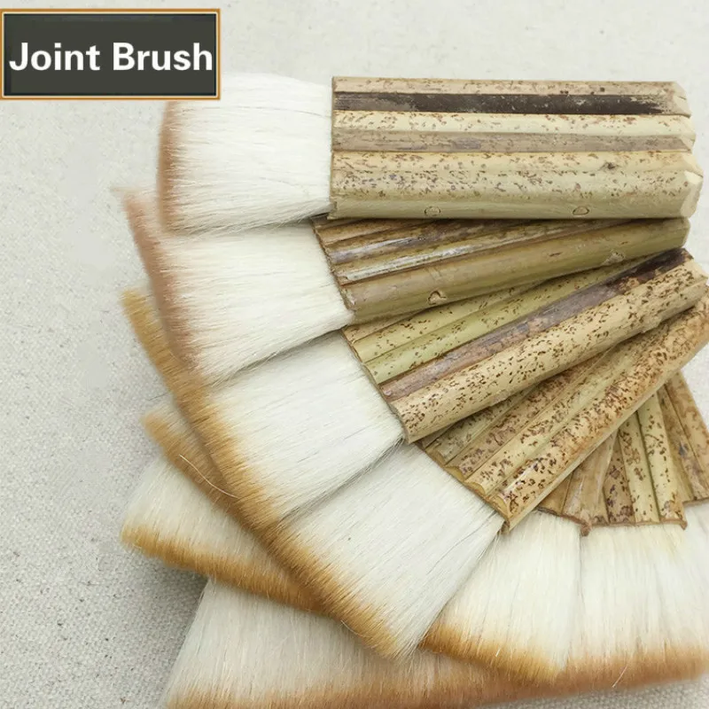 

6/10/12/18/24 Joint Brush Chinese Painting Shading Broad Brush Bamboo Tube Handle Painting Oil Watercolor Paint Mounting Brushes