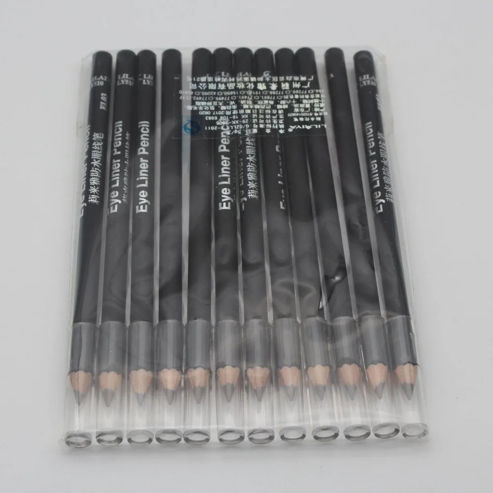 

12pcs/Set Professional Waterproof Brown Color Eye Liner Pencil Makeup Eyeliner Pen Fashion Cosmetic Tools