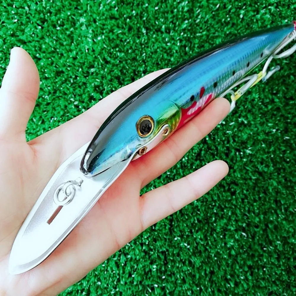 NOEBY 1pc 13cm 32.5g 18.5cm 60g 76g/225mm minnow lure fishing lure Crankbait fishing Artificial bait hard fishing wobblers