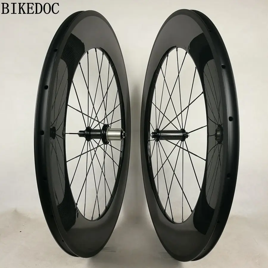 Hot selling carbon wheels 88mm tubular and clincher fast delivery 700c bicycle wheel personal design available bicycle wheel