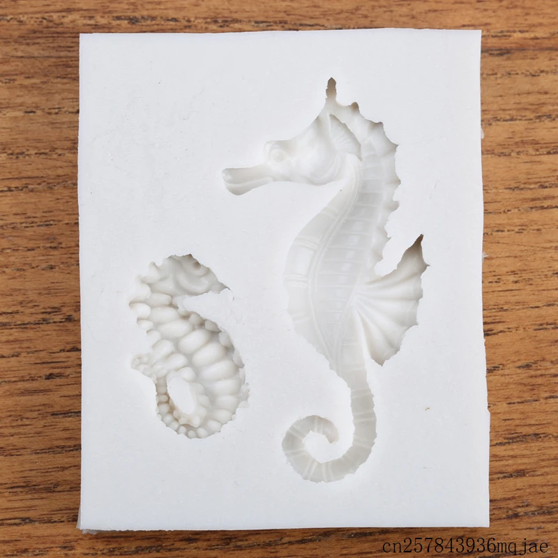 300pcs Cake Tools Sea Horse Mould Silicone Seahorse Mold Cake Fondant Tool Decorating DIY Kitchen Bakeware