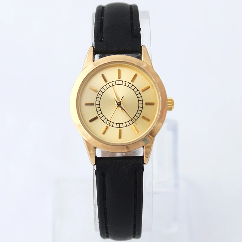 Fashion Brand Women Children's Watches Kids Quartz Watch Student Girls Quartz-watch Cute Colorful Gold Dial Waterproof Watch