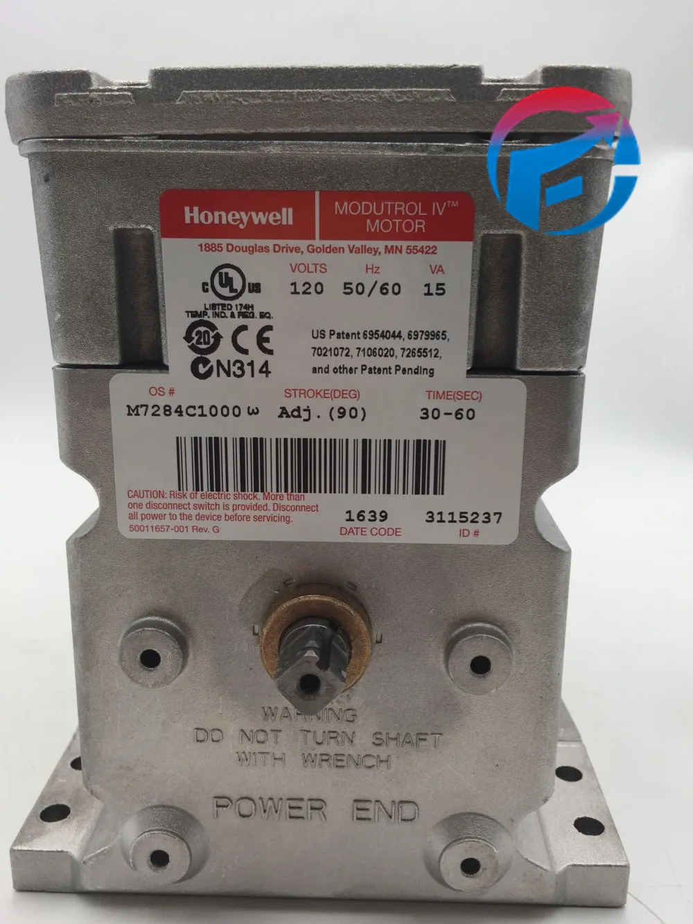 M7284C1000 17Nm Honeywell Damper Actuators Modutrol Motor For Burner New Original