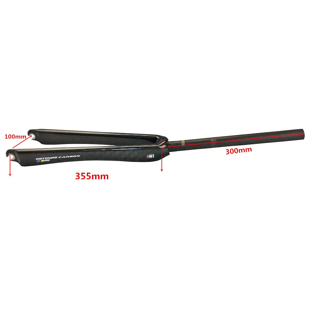 new carbon road bike fork 25.4mm 1 inch fork carbon bicycle parts 700c forks 40mm offset Bicycle Accessories