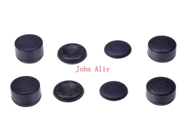 500sets/lot Brand new 8Pcs/set Silicone Thumbstick Joystick Cap Cover for Sony Playstation PS4 Controller for Xbox 360/ONE/PS3