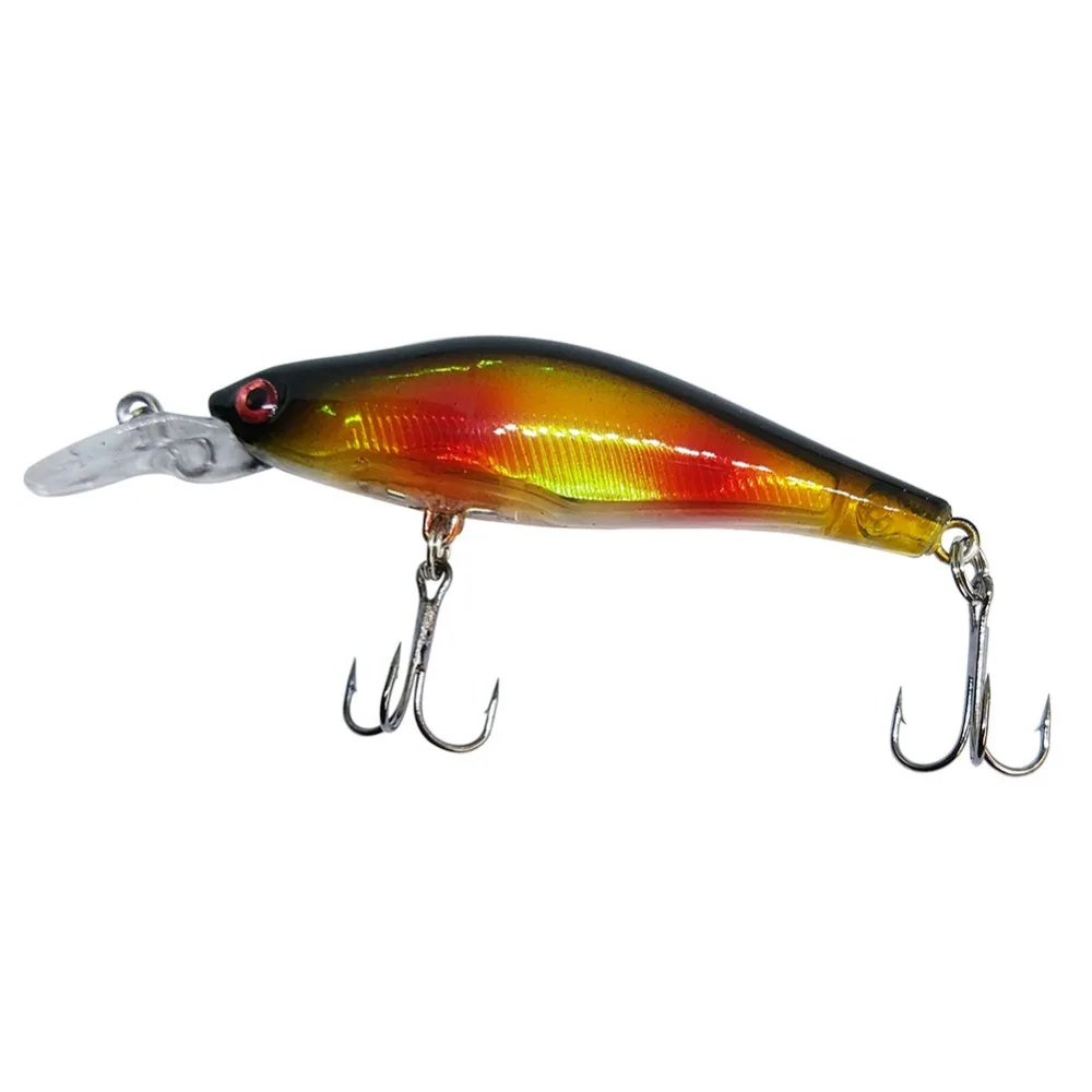 INFOF 8-pieces Floating Minnow Hard Baits 8cm/6.3g Artificial Hard Fishing Lure Jerkbaits Wobbler Carp Fishing Lures