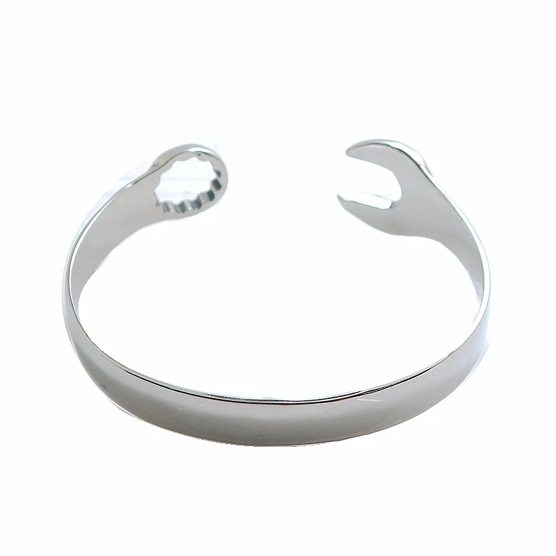 316L Stainless Steel Cool Polishing Spanner Bangle