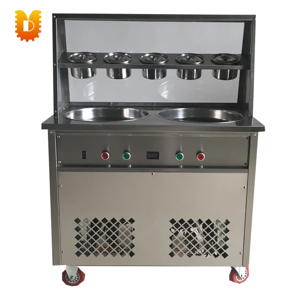 

ice frying machine ice cream roll making machine