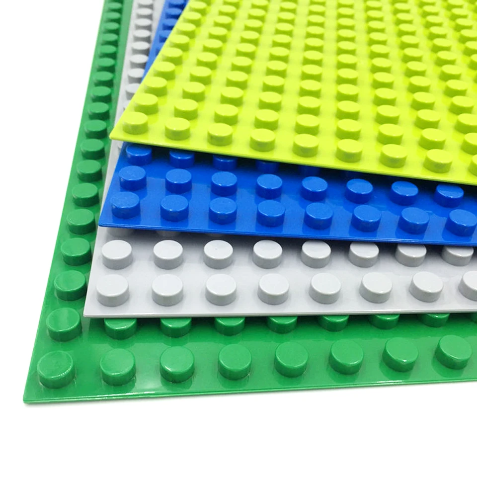 Smartable Base Plate for Big Bricks Baseplates 24x24 Dots DIY Building Blocks Toy For Kid Compatible Major Brand Gift 2pcs/lot