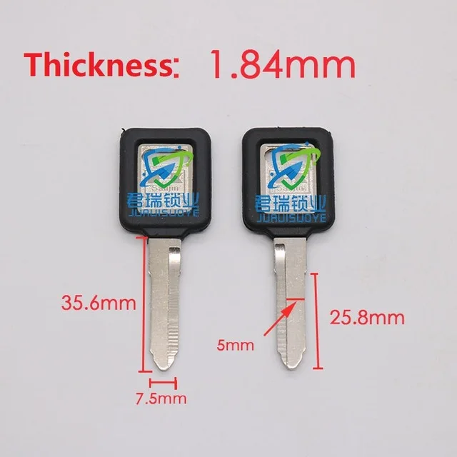 For Yamaha Motorcycle key embryos with left and right Blank key (10pcs )