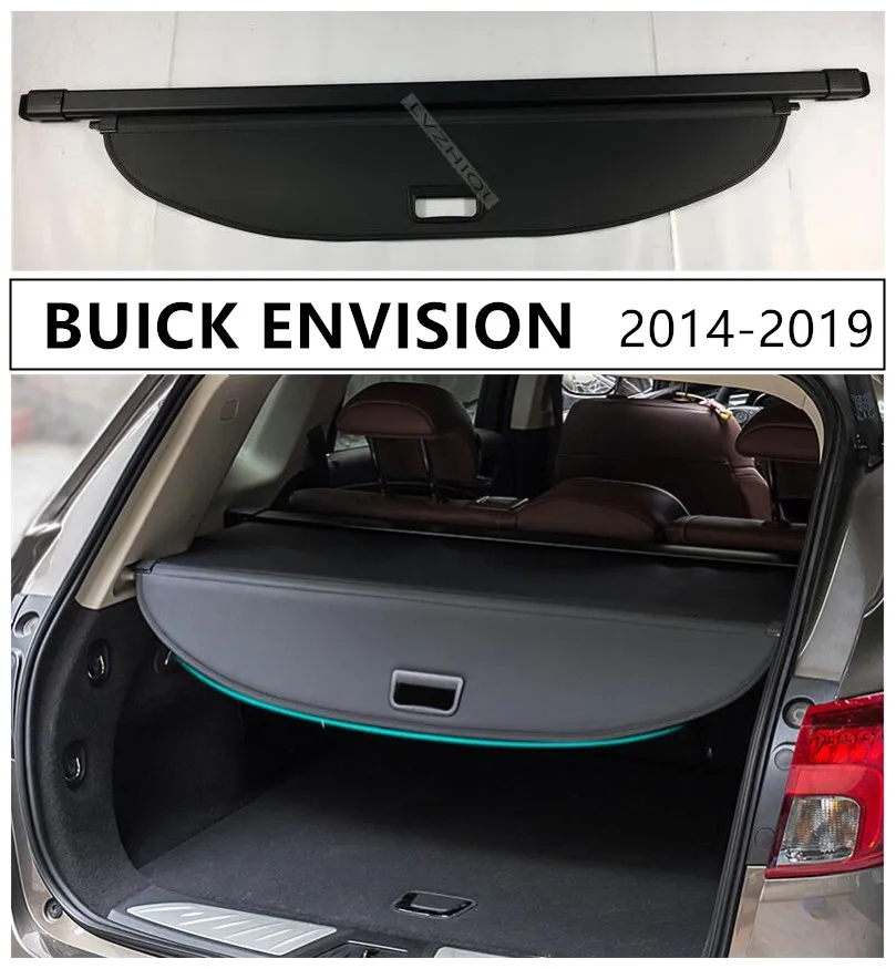 

Rear Trunk Cargo Cover For BUICK ENVISION 2014 2015 2016 2017 2018 2019 2020 High Qualit Car Security Shield Accessories