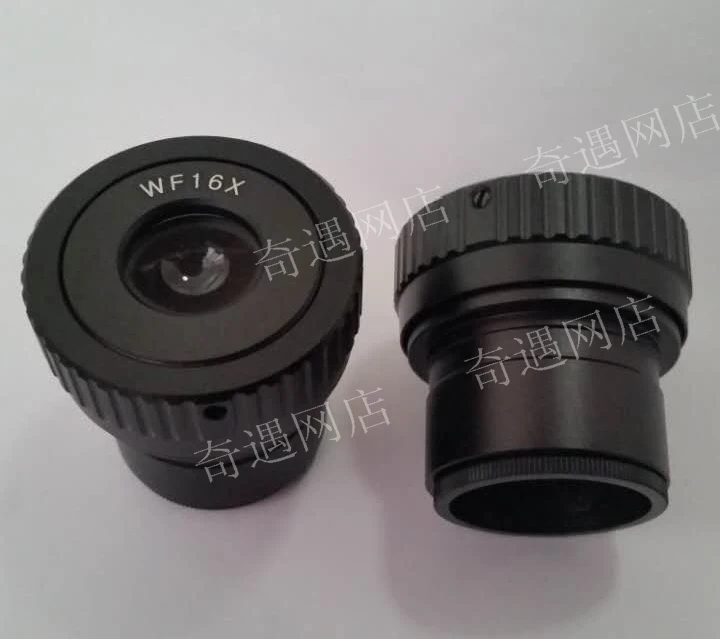 WF16X WF15X 15mm Zoom Adjustable Wide Angle Stereo Microscope PH100 XT-II Biological Microscope Eyepiece Lens Mounting Size 30mm