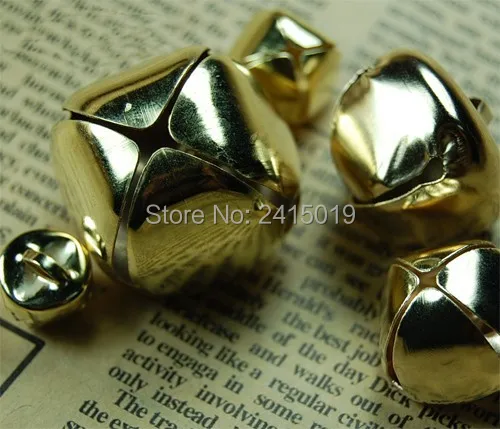 20mm 48 pc CAHAYA WARNA dekorasi jingle bell dekorasi Natal bell kerajinan persediaan cracker DIY hiasan decoracion