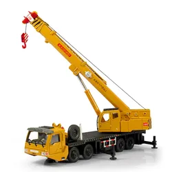 KAIDIWEI 1:55 Lifting Crane Vehicle Hoisting Crane Vehicle Model Pull Back Car Machine Kids Toys Gift