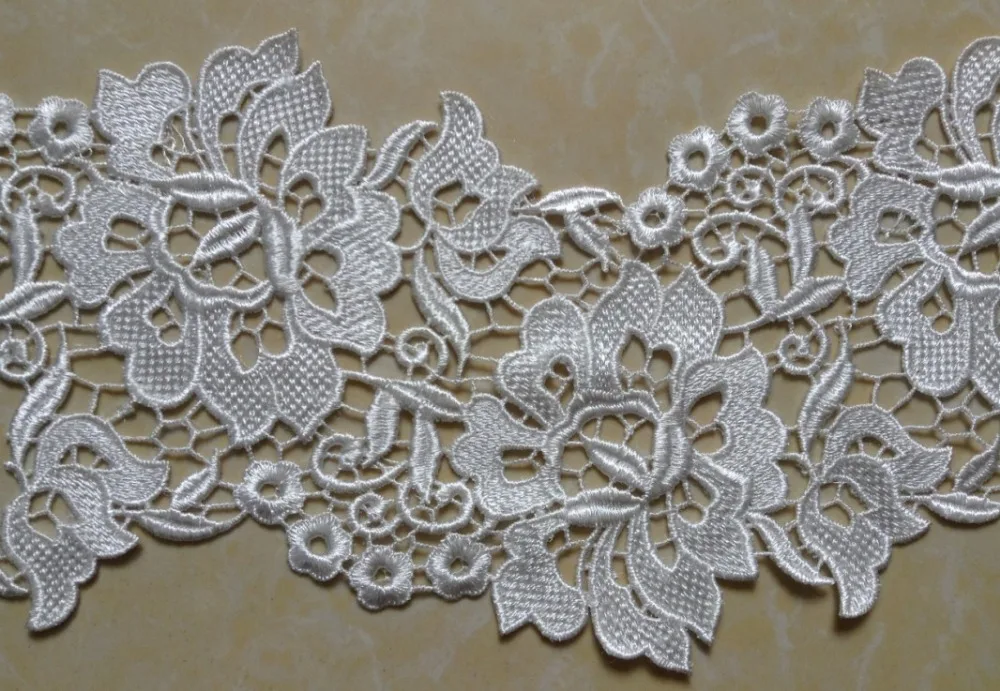 12cm luxurious water soluble embroidery big leaf lace,clothes and home item decoration accessories,XERY14329S